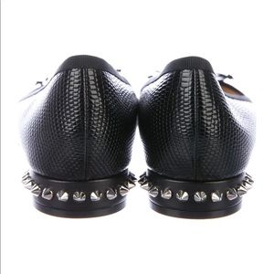 Christian Louboutin spike flats